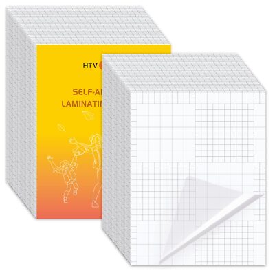 Self-Adhesive Laminating Sheets 50 Sheets 9 X 12 Inches No Machine Needed
