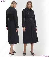 ladies MAXI trench coat sizes 8-16 DOUBLE BREASTED MAXI LENGTH CLASSIC MAC
