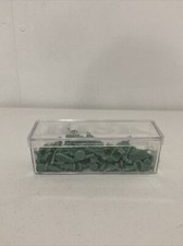 Risk Detailed Army Pieces with Case 1999 Replacement Pieces Parts Green