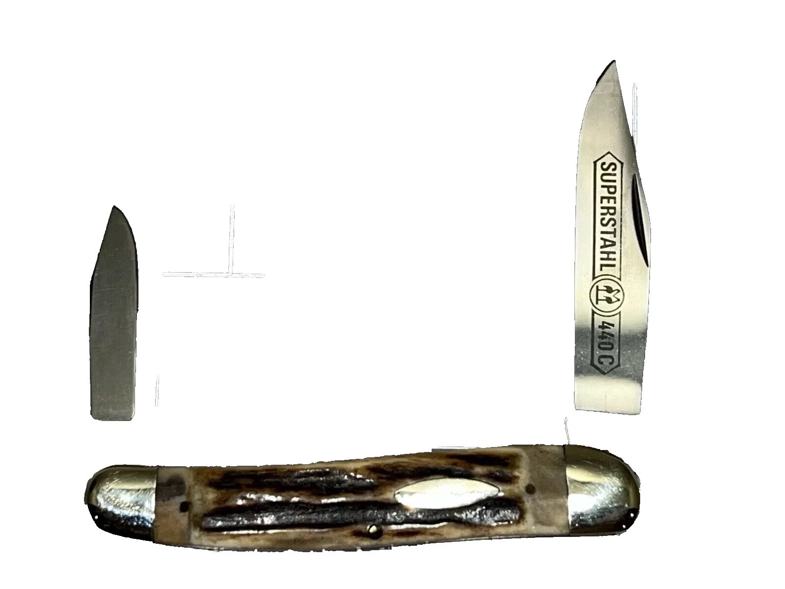 Stainless Steel Handle Slipjoint Vintage Knives