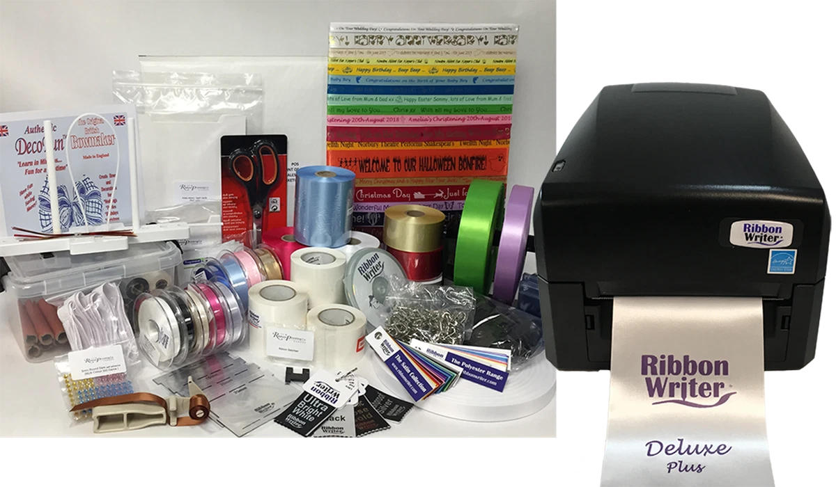 kulstof sne hvid nederdel Ribbon Writer &#039;Deluxe Plus&#039; Ribbon &amp; Label Printer with  Diamond Design Software | eBay