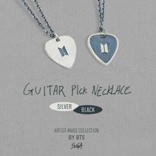 BTS SUGA YOONGI PICK NECKLACE SILVER BLACK Artist Made Collection