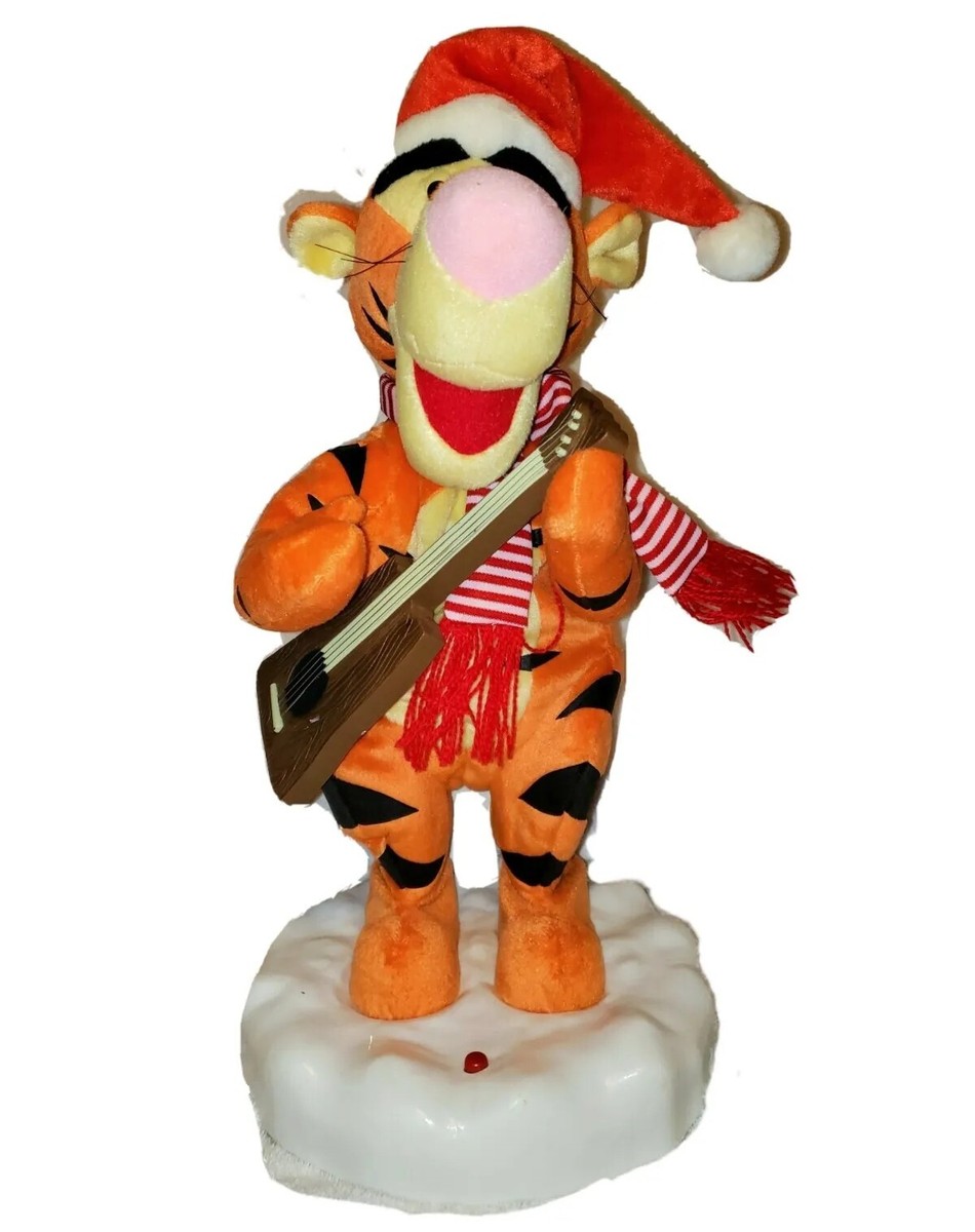ティガー ☆クリスマス フィギュア☆Disney Disney Animated Christmas Guitar Tigger By Gemmy | eBay
