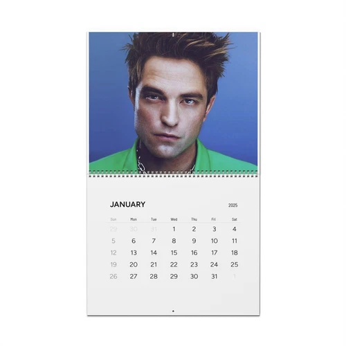 Robert Pattinson 2025 Wall Calendar