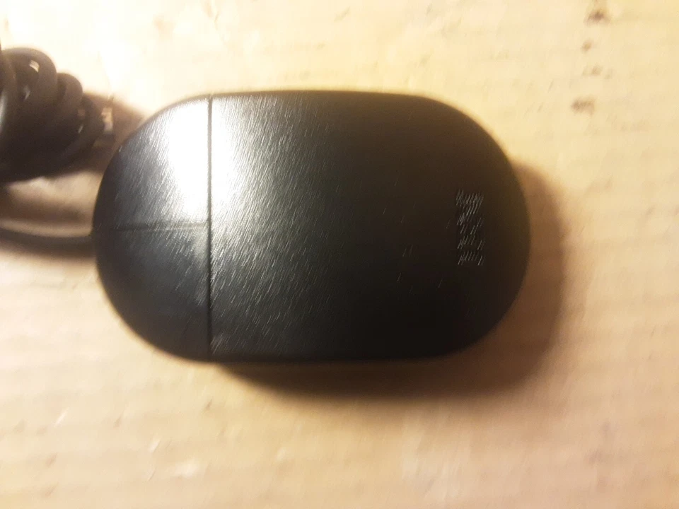 IBM CORDED BALL MOUSE PS/2 TRACKBALL WIRED PS2 VINTAGE RETRO BLACK 13H6714 - Image 3 of 4