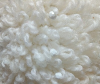 Vintage Cream Acrylic Hat Hand Crocheted in Japan with  display picture 1