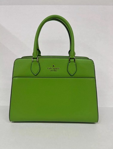 Kate Spade New York Madison Medium Satchel Handbag (Turtle Green) Brand New - 第 1/9 張圖片