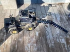 Crusty Vintage large Tonka crane metal 1972 repainted as found no bucket