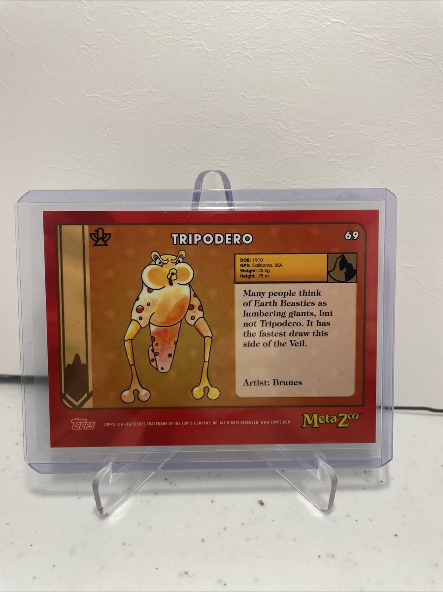 Topps Metazoo Cryptid Nation Series 0 - TRIPODERO GOLD Foil