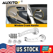 Pair Aluminum Billet Manual Window Crank Handle Winders Car Truck Glass Door NEW