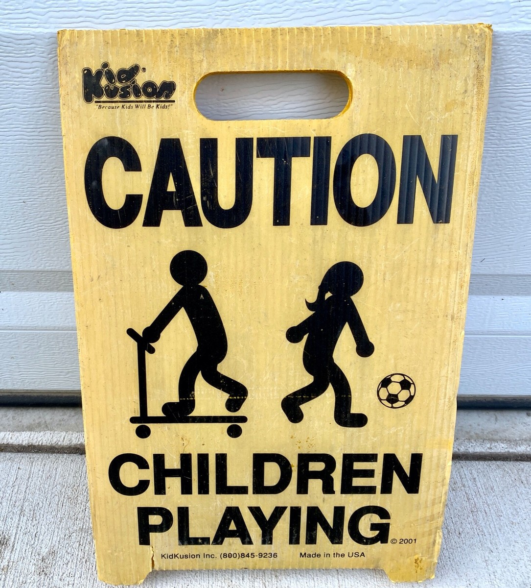 【ヴィンテージ看板】CAUTION CHILDREN PLAYING 標識 Vintage Caution Children Playing Sign | eBay