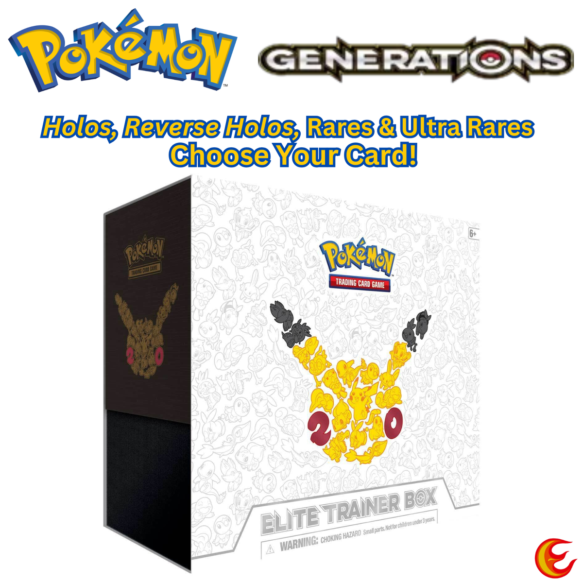 Pokemon XY Generations 2016 Choose Your Card! Radiant Collection