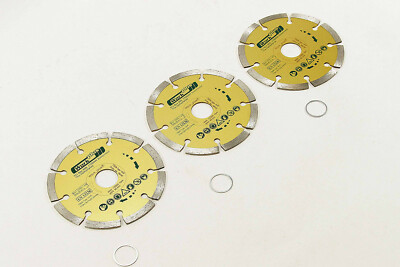 WOW 3x Diamanttrennscheibe 115 mm KINZO Diamant Trennscheibe für Stein Fliesen