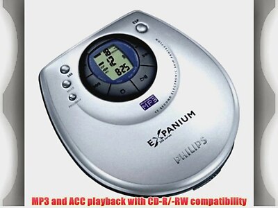Philips EXP201P eXpanium Portable CD Player with MP3-CD Playback 