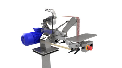 CAD 3D Model Belt Sander 50x2000 *STEP File* Belt Grinder Knifemaking 2x72''