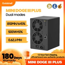 Goldshell Mini DOGE III Plus Miner 810MH/S 500W LTC&Doge Coin Miner With WIFI