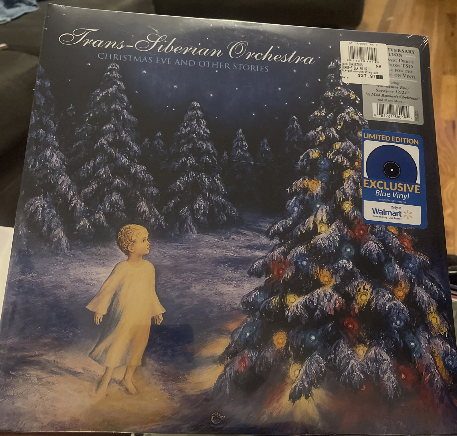 Trans Siberian Orchestra Christmas Eve & Other Stores Exclusive Blue Vinyl 2XLP