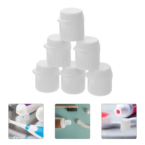 100 Pcs Toothpaste Cap Top Self Sealing Caps for Kids Child Travel
