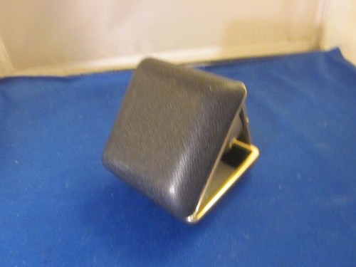 Reloj despertador de cuerda de escritorio de viaje plegable vintage Seth Thomas estuche negro ~ CHINA - Imagen 3 de 6