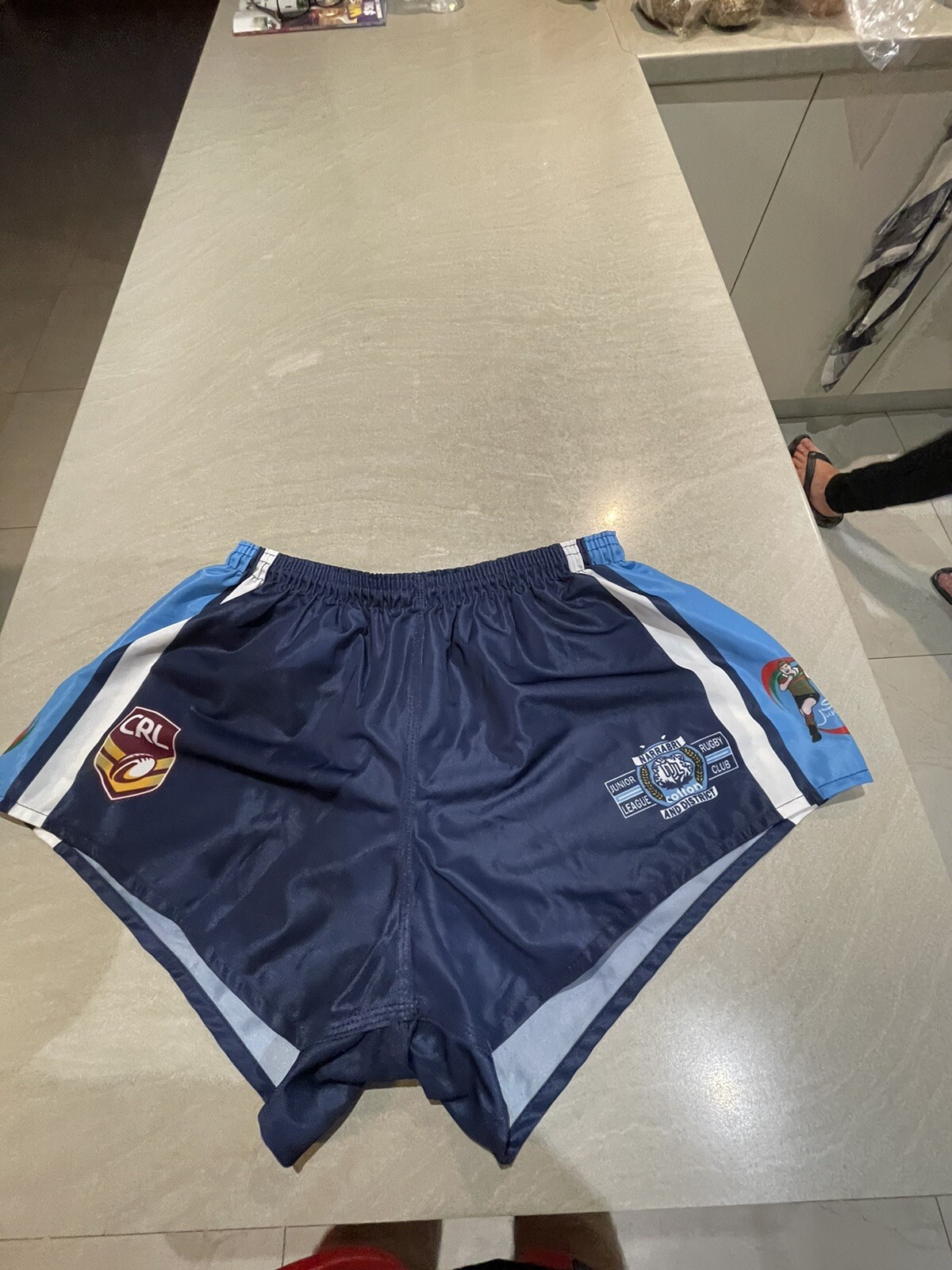 Mens rugby League shorts CRL Player shorts in good condition size 24