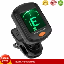Tuner LCD Clip On Chromatic Acoustic Electric Guitar Bass Ukulele Banjo Violin