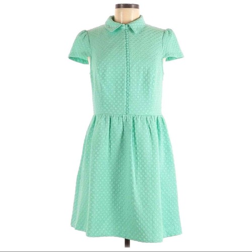 Kensie Cap Sleeve Swiss Dot Casual Button Up Dress eBay