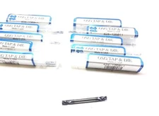(Lot of 10) OSG 1/8" Solid Carbide TiALN Coated Double End Mills