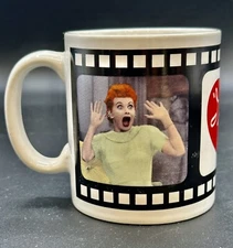Fun! Film Strip Cup California Trip "Surprise Look" Mug I Love Lucy N Red Heart
