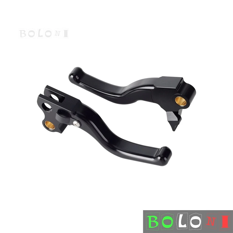 Palancas manuales de 3 dedos para Harley 1996-2014 Softail FXST Fatboy FLFTF Silm Deluxe Foto 3 de 4