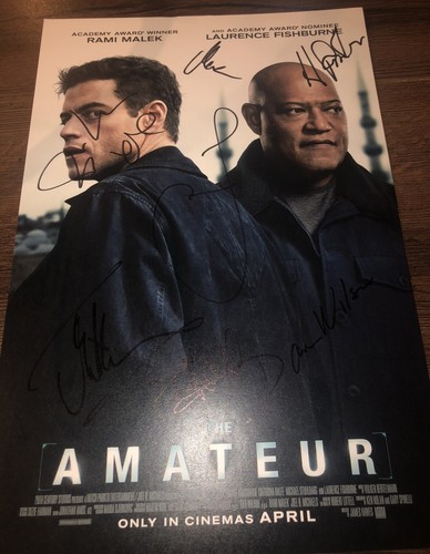 The Amateur Signed Poster