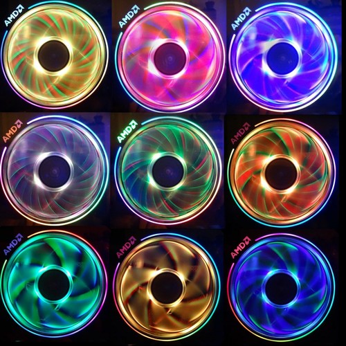 Ventirad AMD Wraith Prism RGB socket AM4 AM3+ CPU AMD 712-000075 100% Neuf. - Photo 4/12