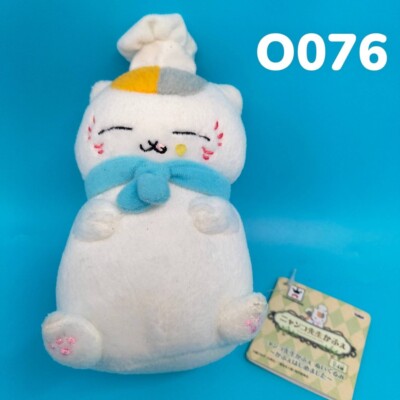 Natsume's Book of Friends Madara Nyanko-Sensei Cafe Cat Plush Stuffed Toy Doll