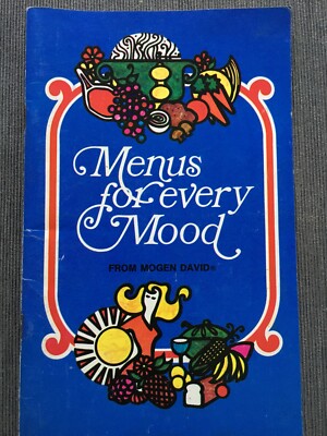 Menus For Every Mood Cookbook Mogen David Wine Drinks Cocktails