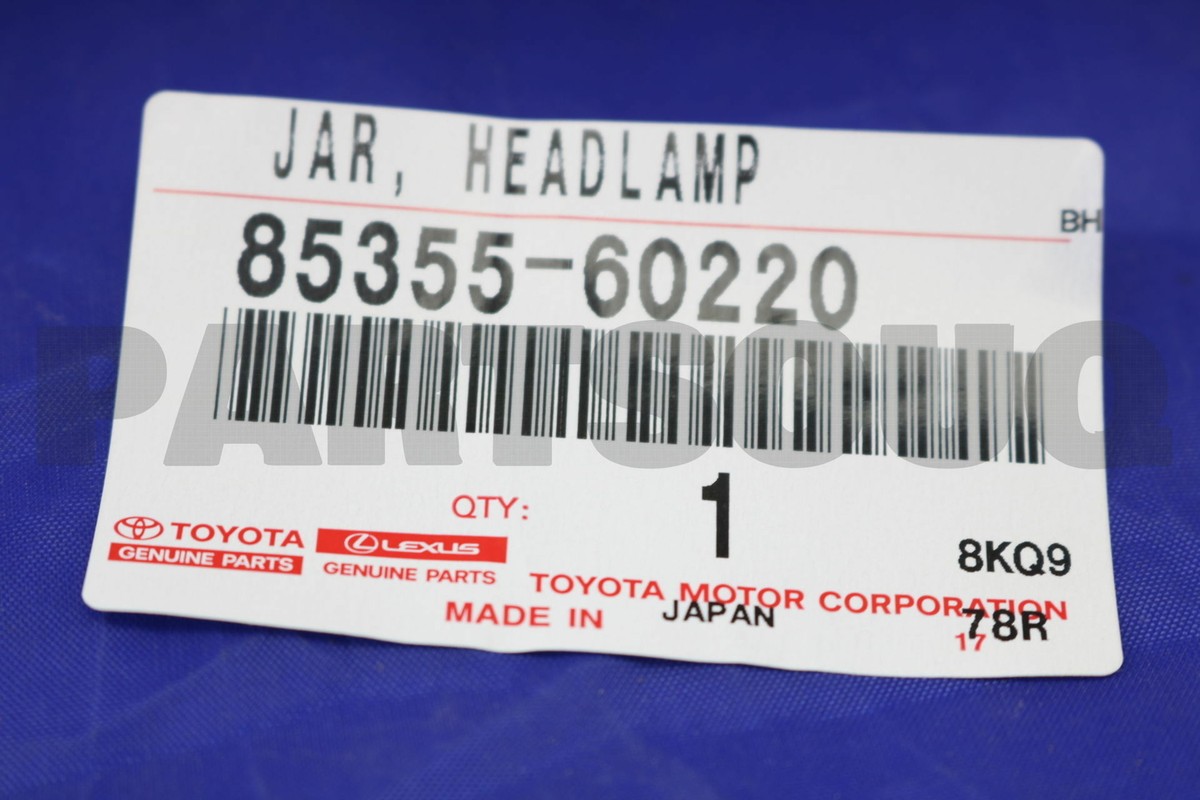 8535560220 Genuine Toyota JAR HEADLAMP 85355-60220 | eBay