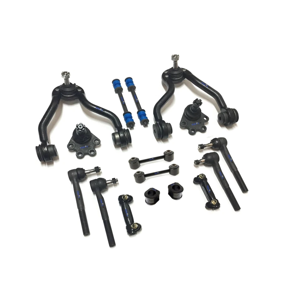 Kit de suspensión de 16 piezas para brazo de control Yukon Blazer Tahoe, barra estabilizadora delantera y trasera Foto 2 de 3