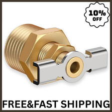 RV Water Heater Drain Plug,Car Accessories 1/2-Inch Brass RV Hot Water Heater