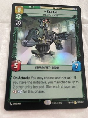 STAR WARS UNLIMITED TWI KALANI Rare Foil NM GLOBAL SHIPPING