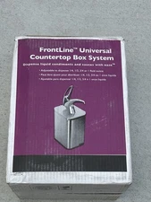 San Jamar Carlisle P4900BK Condiment Countertop Box System With Black Pump