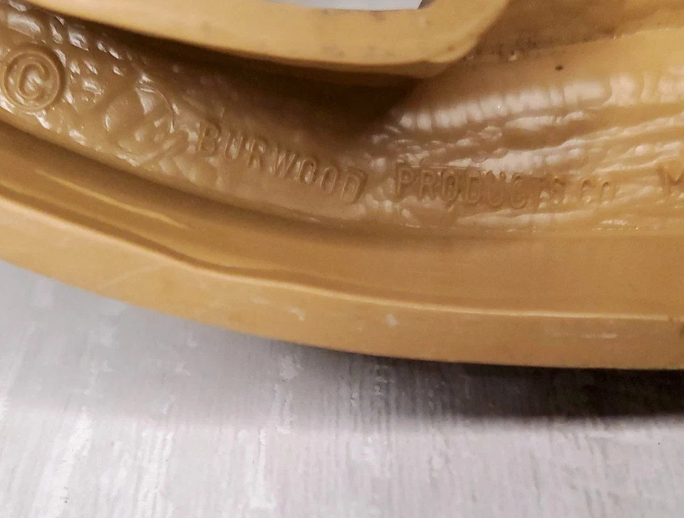 Placa de caballo mecedor colgante de pared de madera de colección rojo azul #2885-0 decoración de guardería Foto 3 de 4