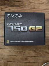 EVGA SuperNOVA 750 G2 Modular 750W Power Supply USED - Black W/ Cables