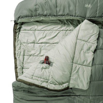 REI Co-op Siesta Hooded 20 Double Sleeping Bag, Medium, Free