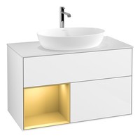 Villeroy & Boch Finion Waschbeckenunterschrank FüR Becken Mittig Regal Links...