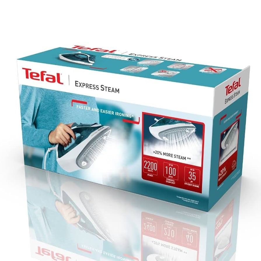 Tefal 2200W Express Fabric Steamer Professional Garment Clothes Iron-image