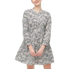 J.CREW Womens Zebra Safari Tiered Dress Falls above Knee Lined Sz XSmall