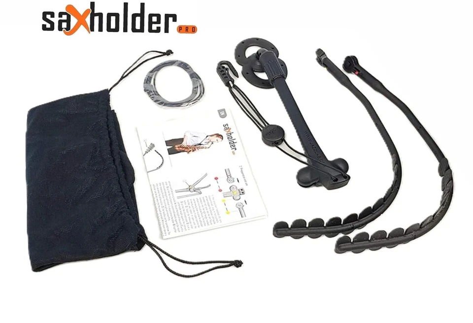 Arnés de saxofón ergonómico SAXHOLDER PRO soporte trasero alternativa a la correa para el cuello Foto 2 de 4
