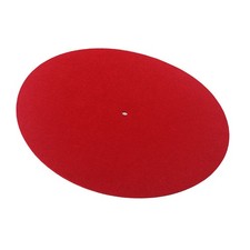 Turntable Platter Pad Anti-static Vinyl Record Players Anti-vibration Wool Mat