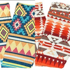 2pk TC Lularoe Leggings Tribal Southwest Aztec "Lot of 2" 165777 258909