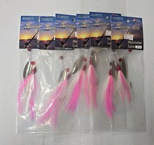 6X SWEDES LURES MFL120 Magnum Flounder Lure Hot Pink 120oz USA MADE SALTWATER
