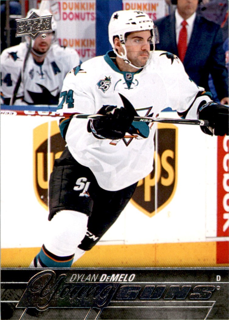 Dylan DeMelo 2015-16 Upper Deck Young Guns RC #467 San Jose Sharks