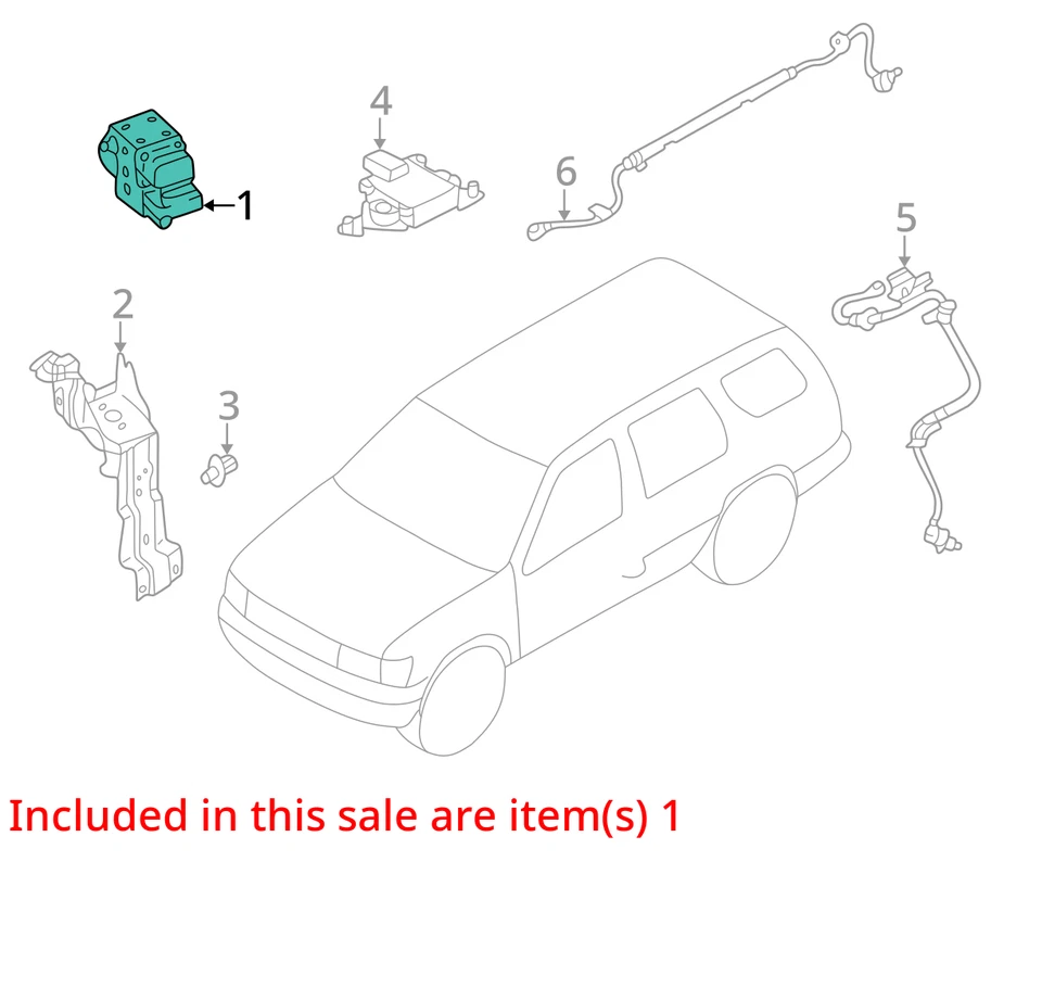 Módulo de control de bomba Abs Infiniti Qx4 1999-1999 CAF5D Foto 3 de 4